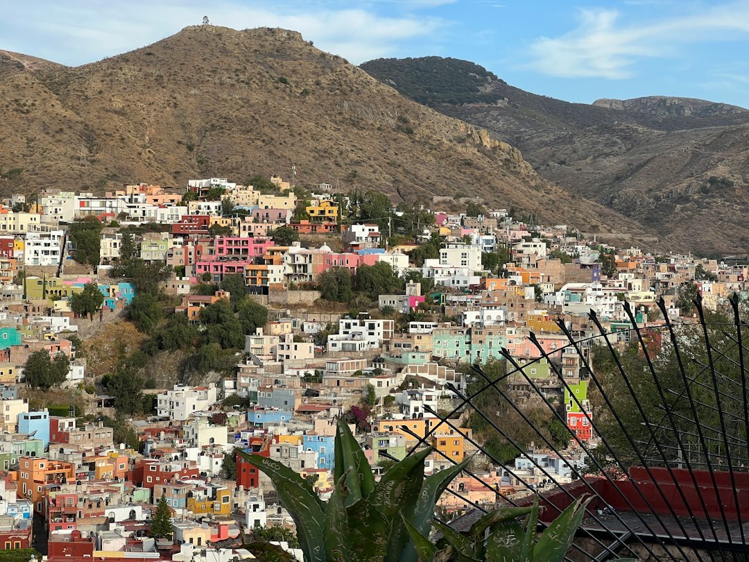 colorful houses on hills